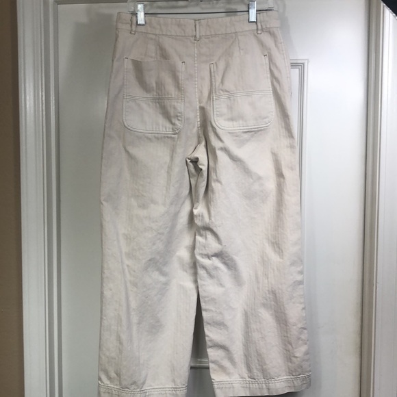 Free People cropped wide leg high waisted utility pants! - Picture 5 of 9